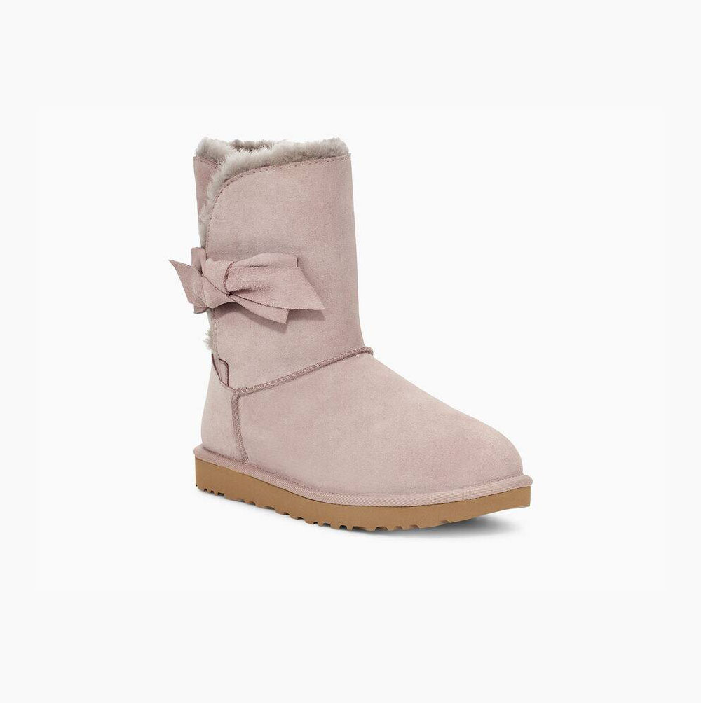 UGG Daelynn Bow Bow Boots Damen Hellrosa Schweiz | PF2324V5