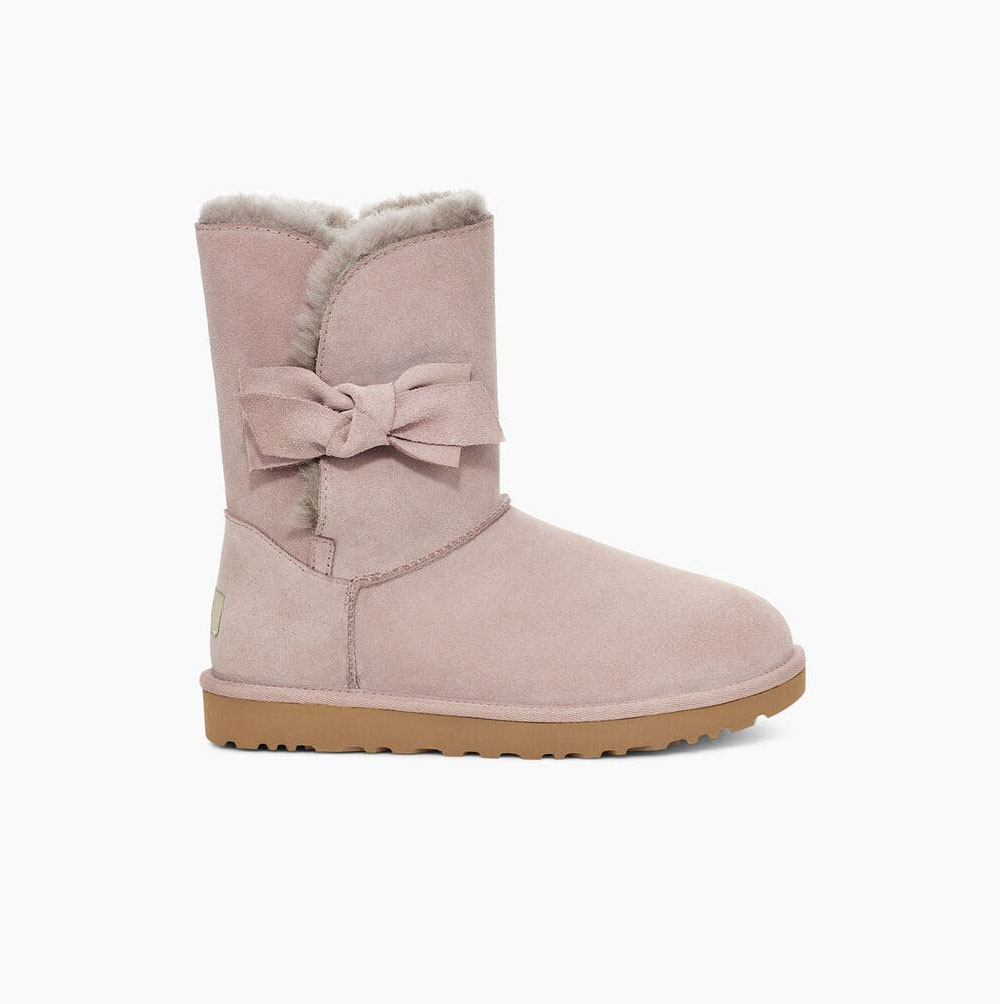 UGG Daelynn Bow Bow Boots Damen Hellrosa Schweiz | PF2324V5