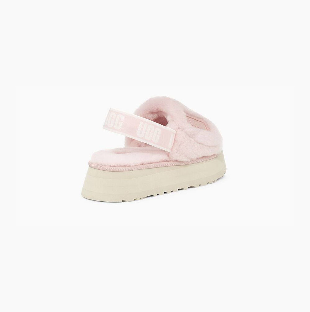 UGG Disco Badelatschen Hausschuhe Plateau Damen Rosa Schweiz | SSAZFBEO