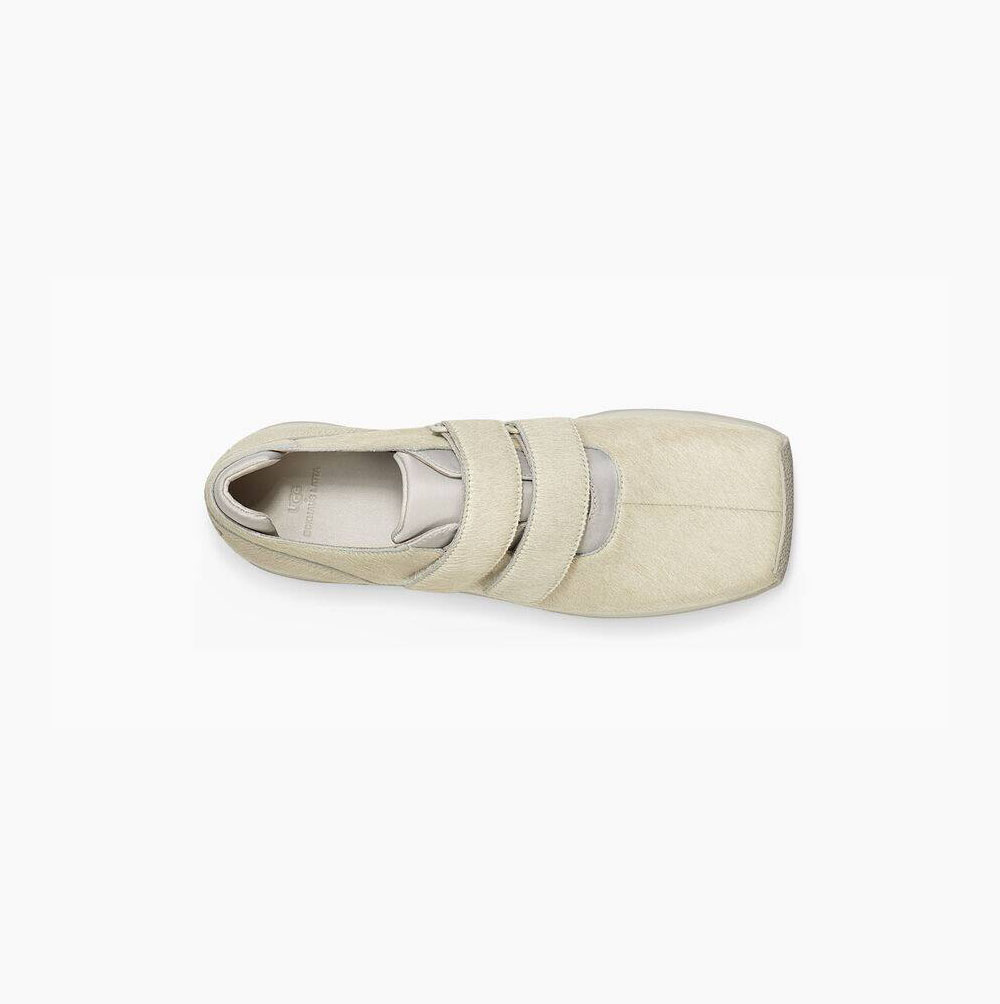 UGG Eckhaus Latta Block Riemen Sneaker Sneakers Damen Weiß Schweiz | T53E1UUQ