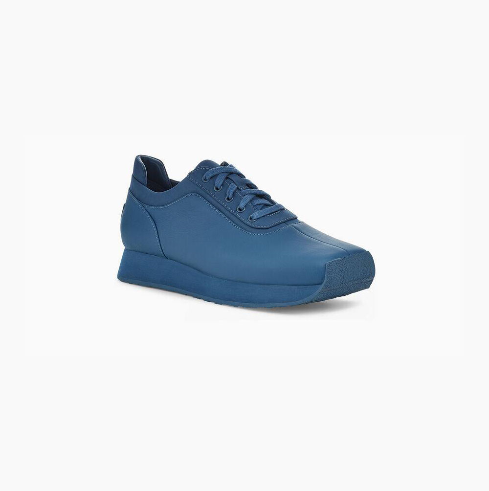 UGG Eckhaus Latta Block Spitze Sneakers Damen Blau Schweiz | ZDMFEVWP