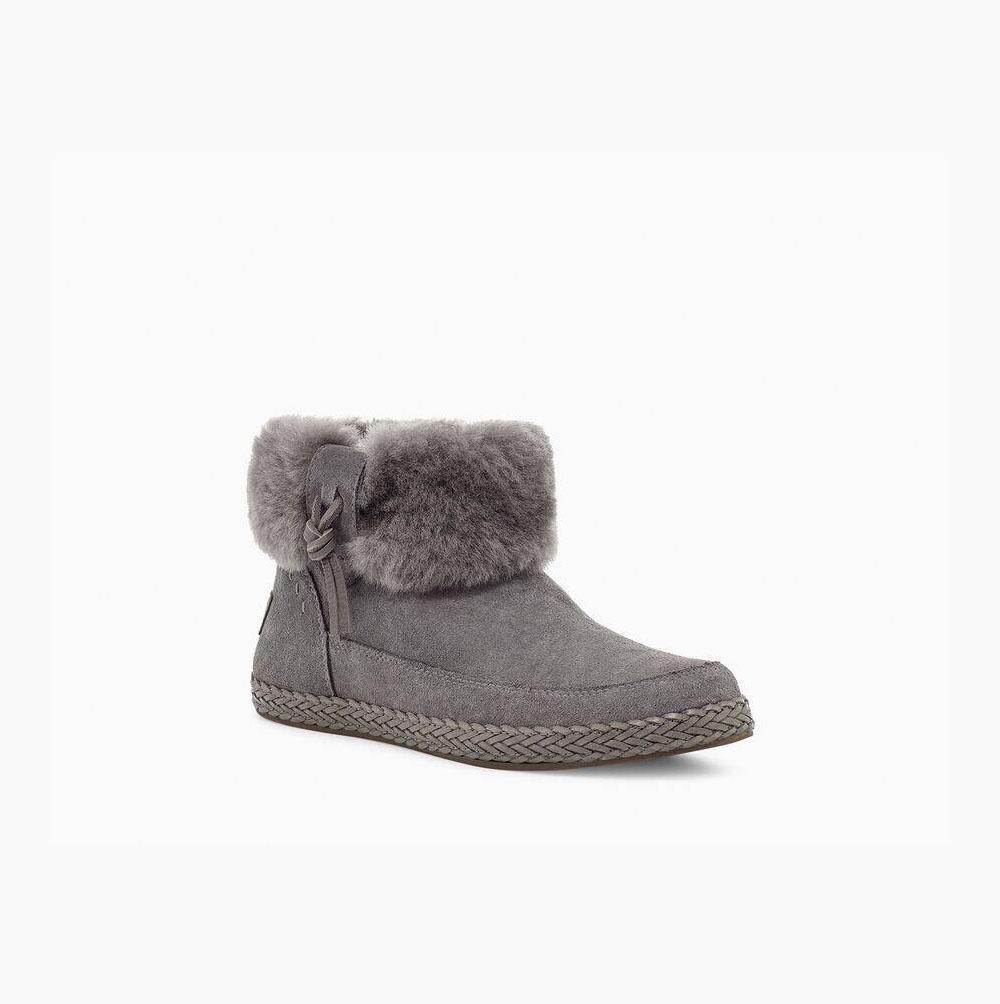 UGG Elowen Winterstiefel Damen Tiefesgrau Schweiz | Y8SL0NYM