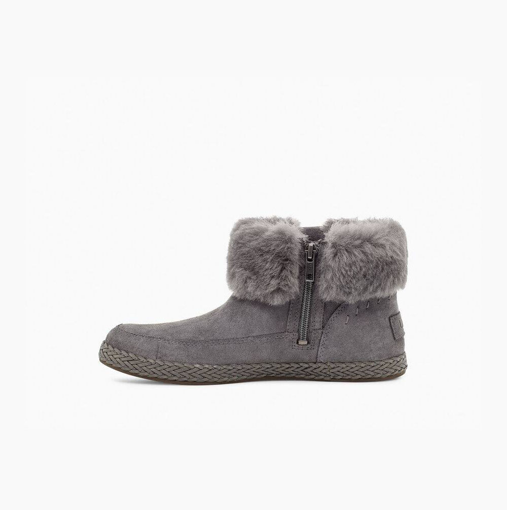 UGG Elowen Winterstiefel Damen Tiefesgrau Schweiz | Y8SL0NYM