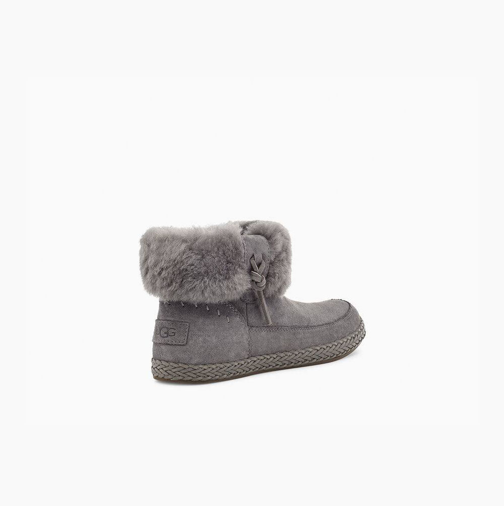 UGG Elowen Winterstiefel Damen Tiefesgrau Schweiz | Y8SL0NYM