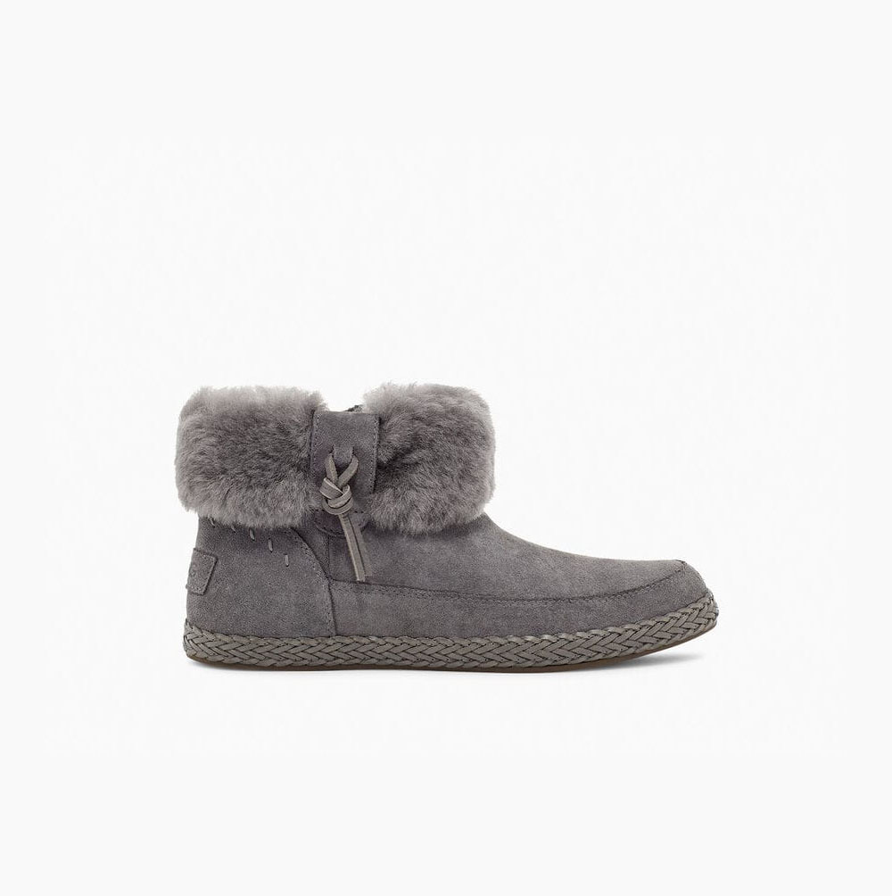 UGG Elowen Winterstiefel Damen Tiefesgrau Schweiz | Y8SL0NYM