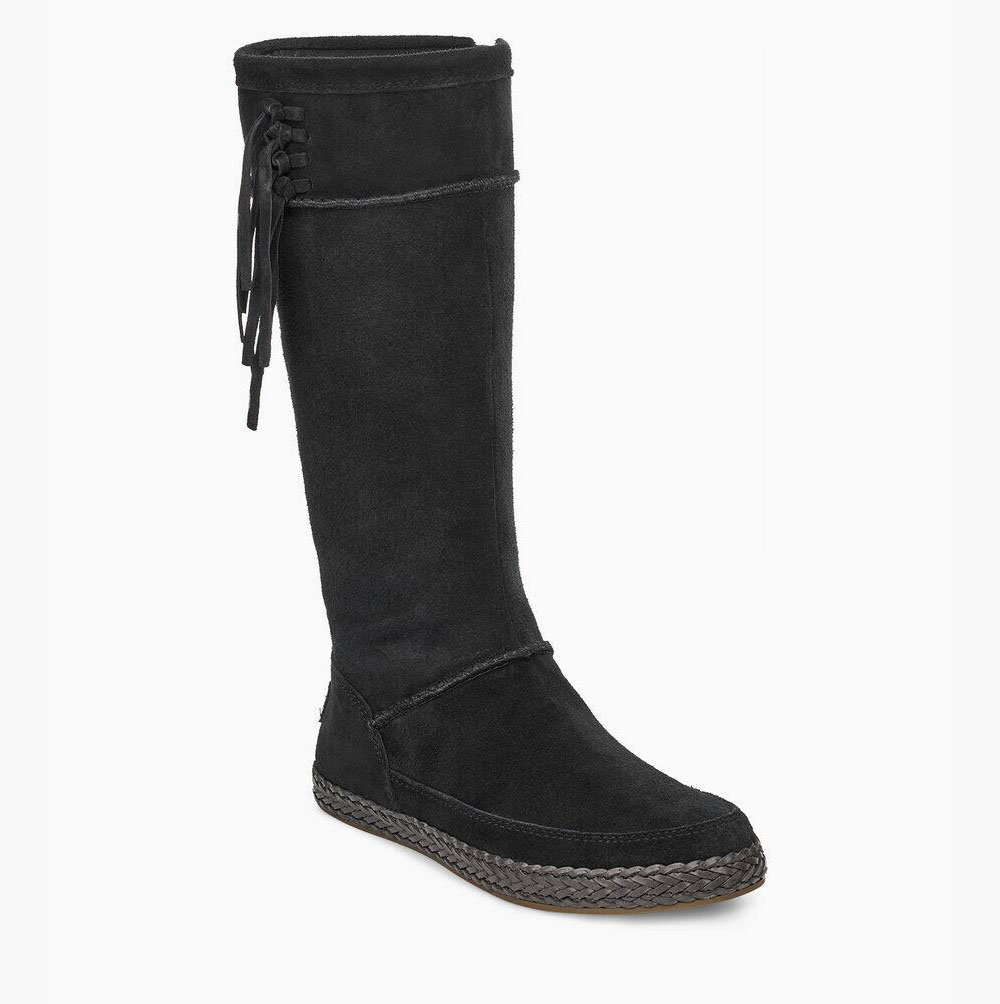 UGG Emerie Hohe Knee High Boots Damen Schwarz Schweiz | RDDT474V