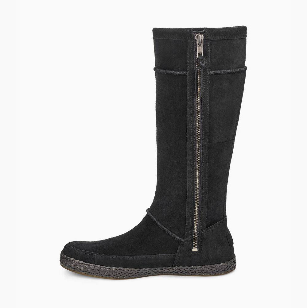 UGG Emerie Hohe Knee High Boots Damen Schwarz Schweiz | RDDT474V