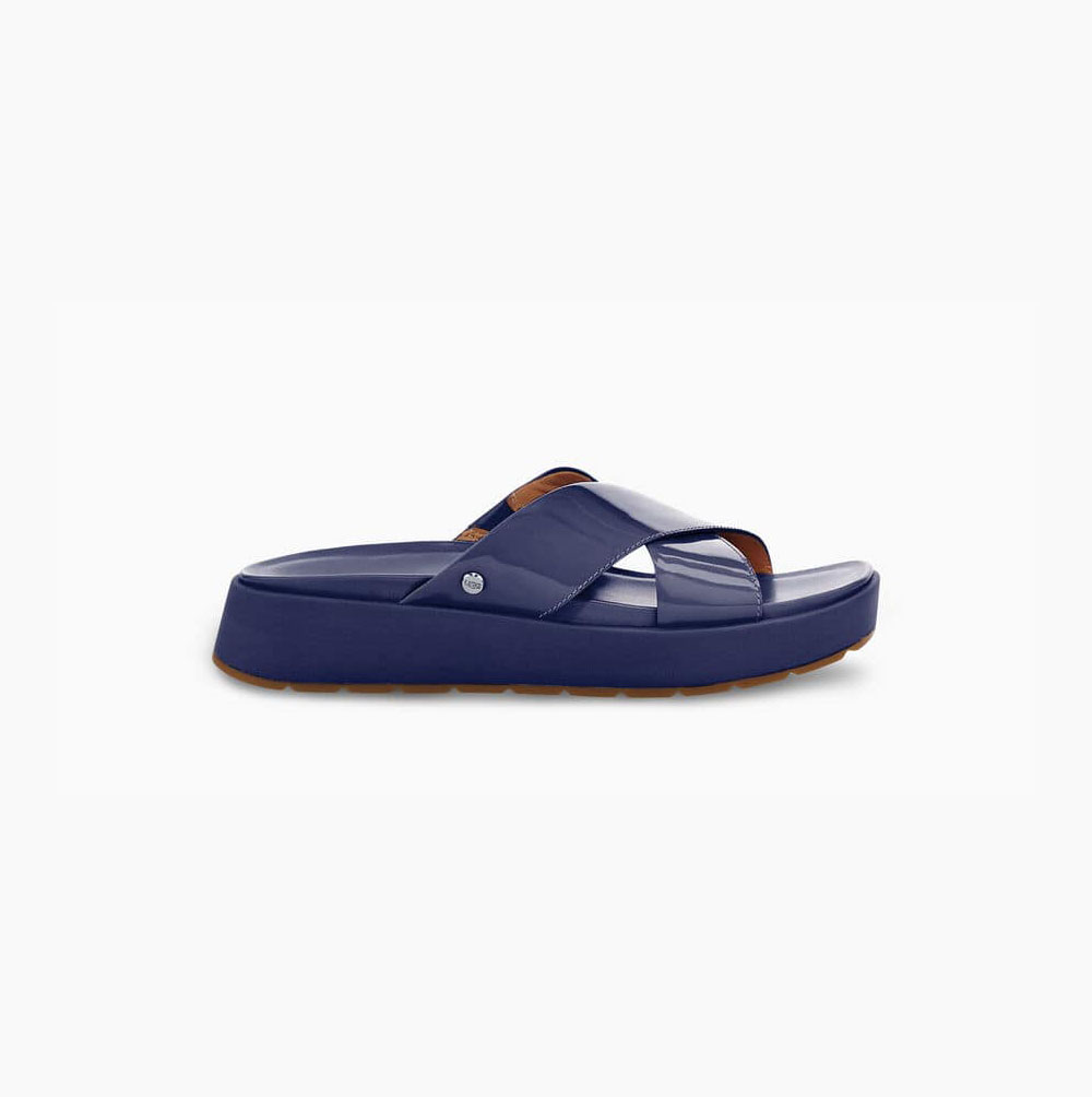 UGG Emily Sandalen Damen Lila Blau Schweiz | IZWIZK7V