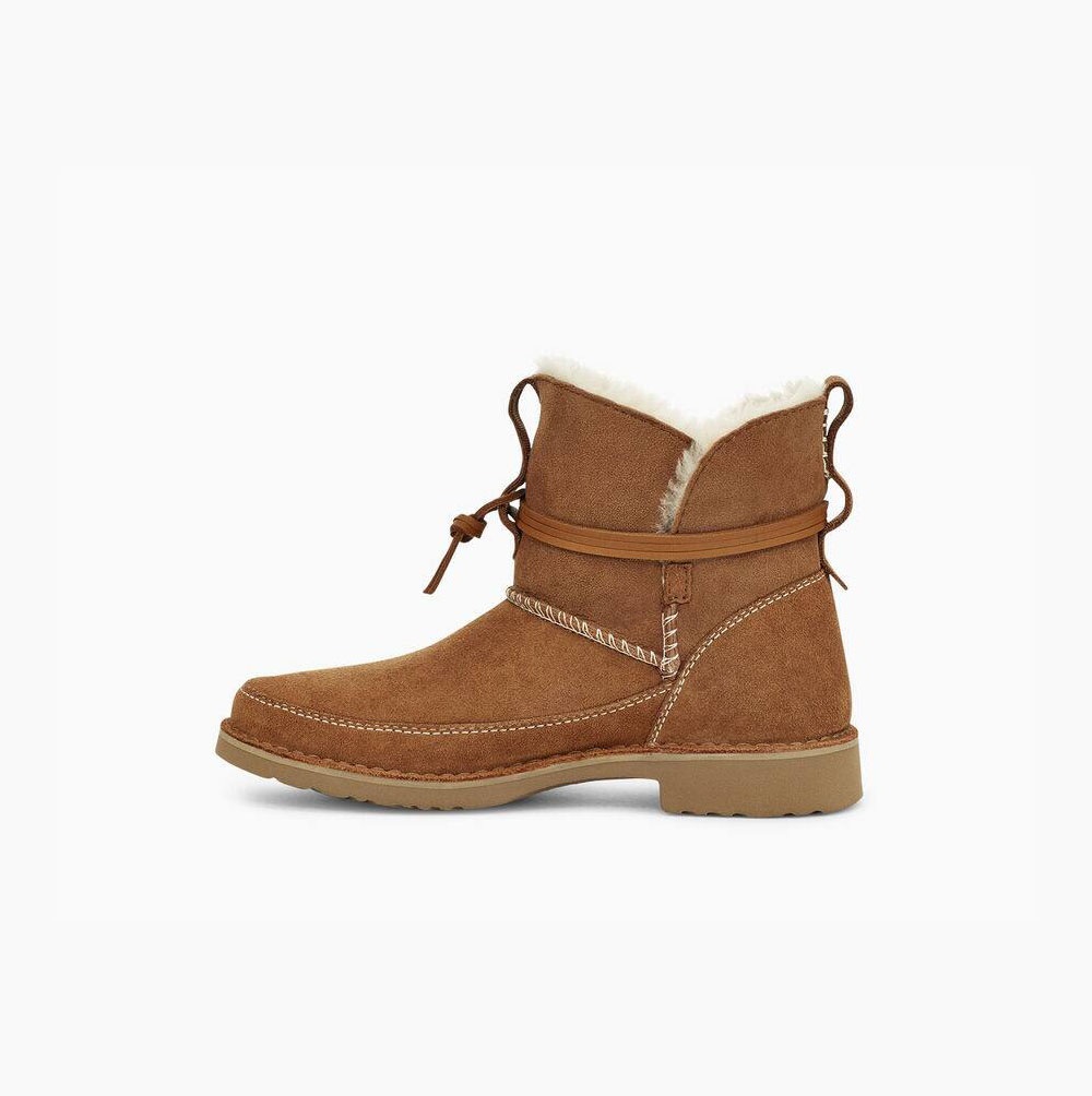 UGG Esther Stiefeletten Damen Braun Schweiz | 0HMN645Z