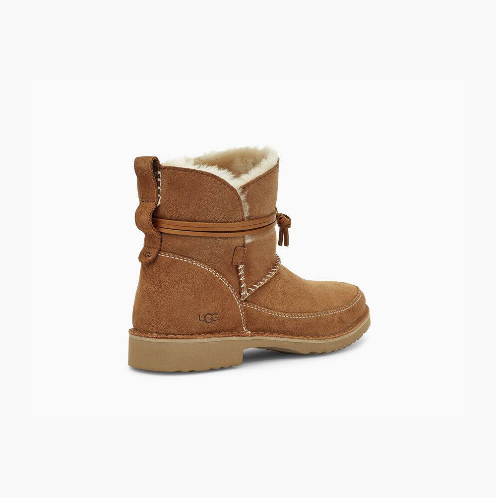 UGG Esther Stiefeletten Damen Braun Schweiz | 0HMN645Z