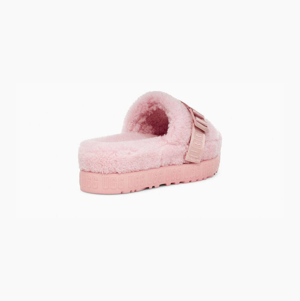 UGG Fluffita Hausschuhe Plateau Damen Rosa Schweiz | 67V02EE7