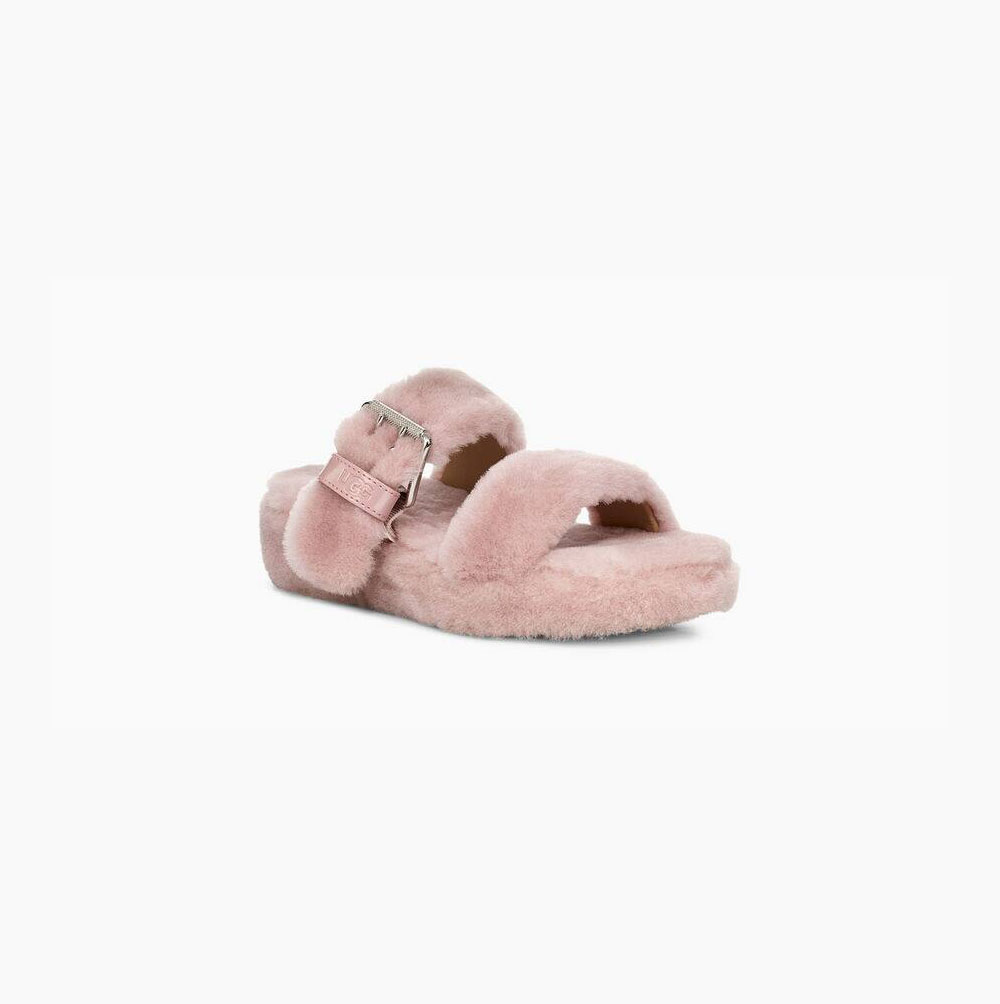 UGG Fuzz Yeah Hausschuhe Plateau Damen Rosa Schweiz | 3KHT2JQ5