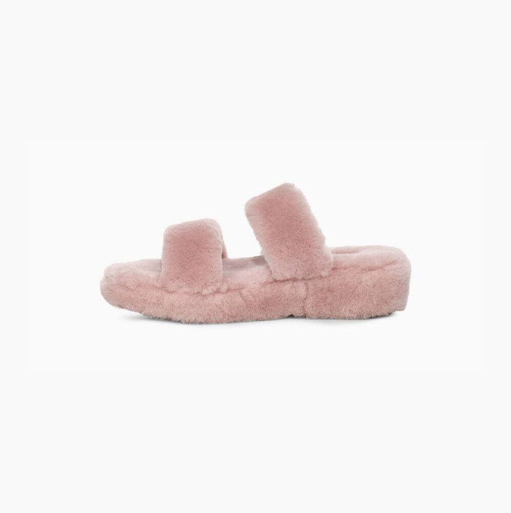 UGG Fuzz Yeah Hausschuhe Plateau Damen Rosa Schweiz | 3KHT2JQ5