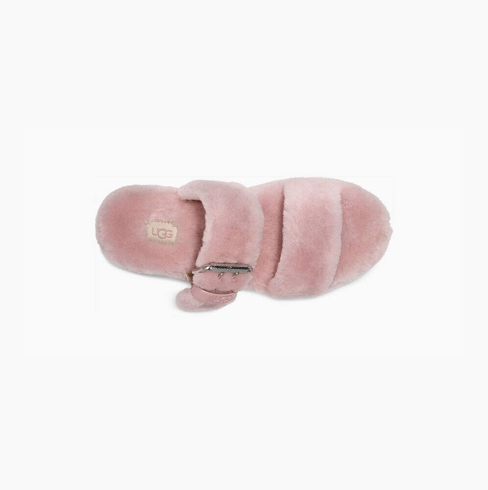 UGG Fuzz Yeah Hausschuhe Plateau Damen Rosa Schweiz | 3KHT2JQ5