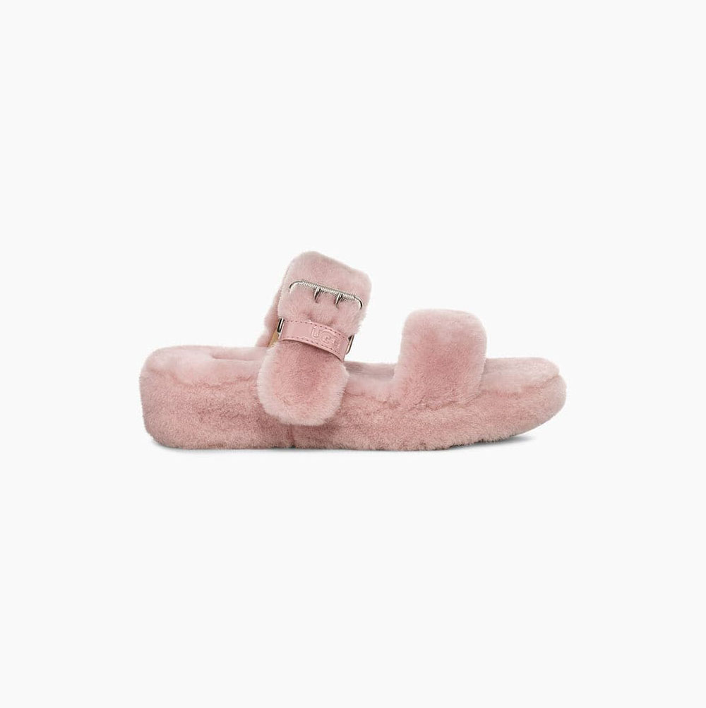 UGG Fuzz Yeah Hausschuhe Plateau Damen Rosa Schweiz | 3KHT2JQ5