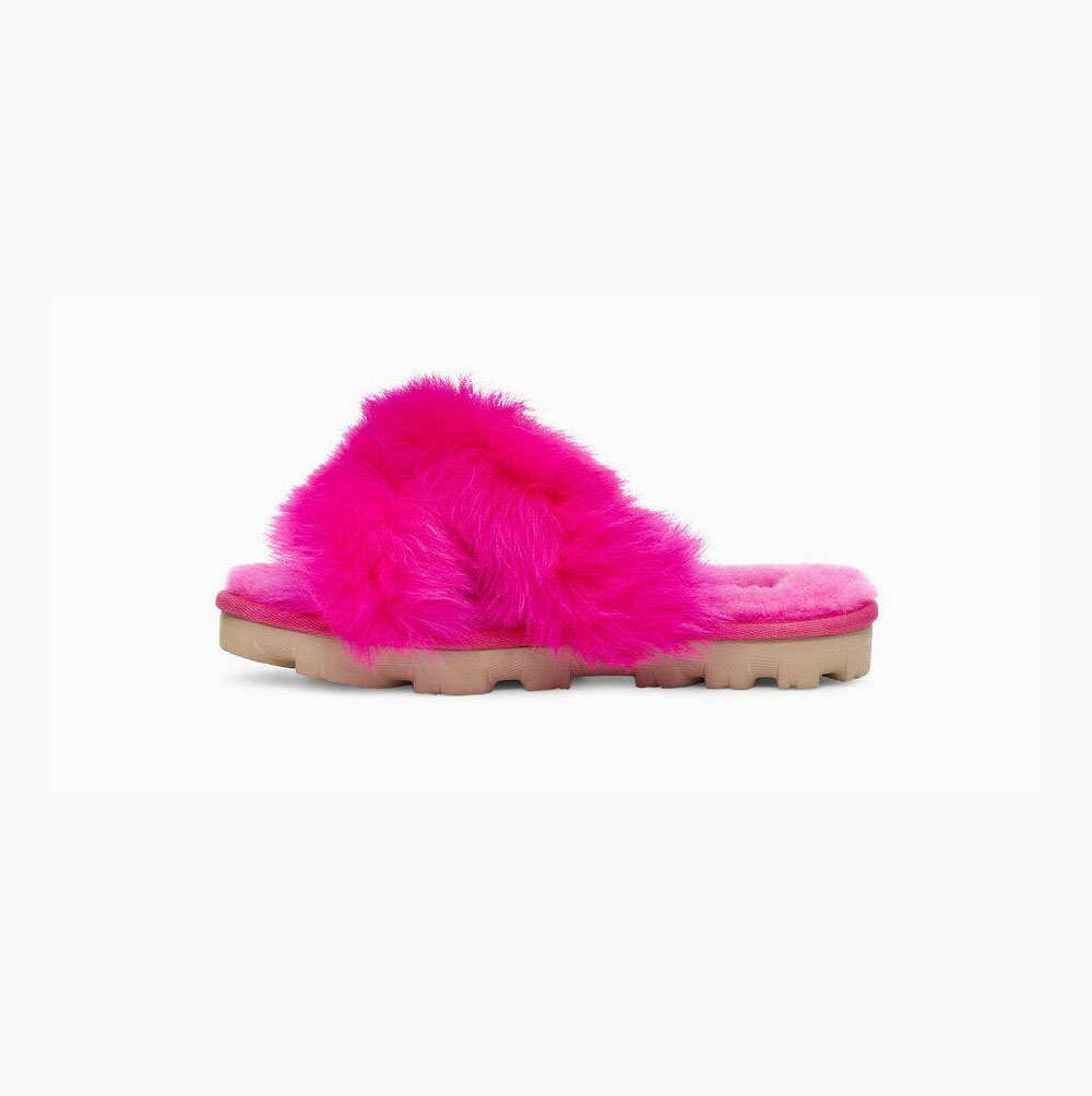 UGG Fuzzalicious Sandalen Damen Rosa Schweiz | OBRKZ85O