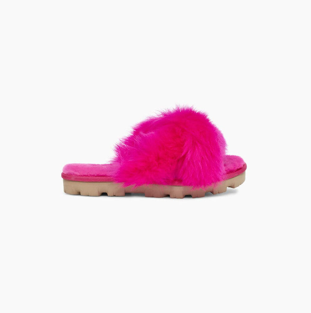 UGG Fuzzalicious Sandalen Damen Rosa Schweiz | OBRKZ85O