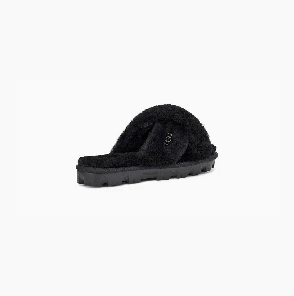 UGG Fuzzette Hausschuhe Plateau Damen Schwarz Schweiz | WRCYBD0C