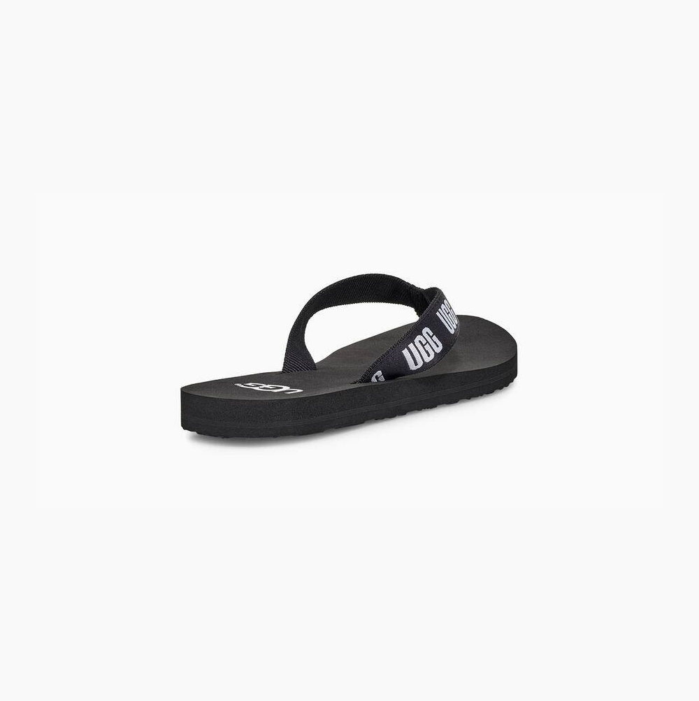 UGG Graphic Flip Flops Damen Schwarz Schweiz | 5WU2JLEG