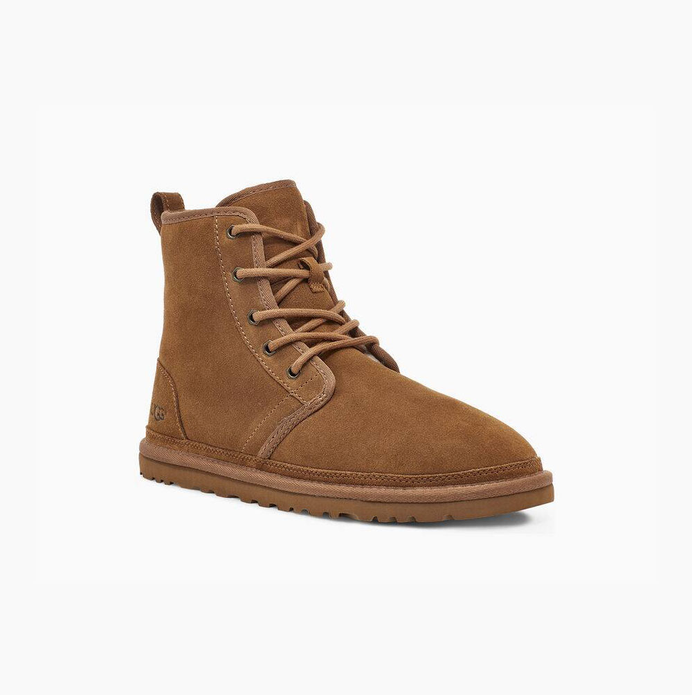 UGG Harkley Schnürstiefel Herren Braun Schweiz | LZE3XEFU