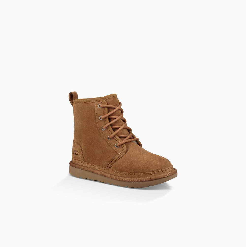 UGG Harkley Schnürstiefel Kinder Braun Schweiz | ALELS2JG