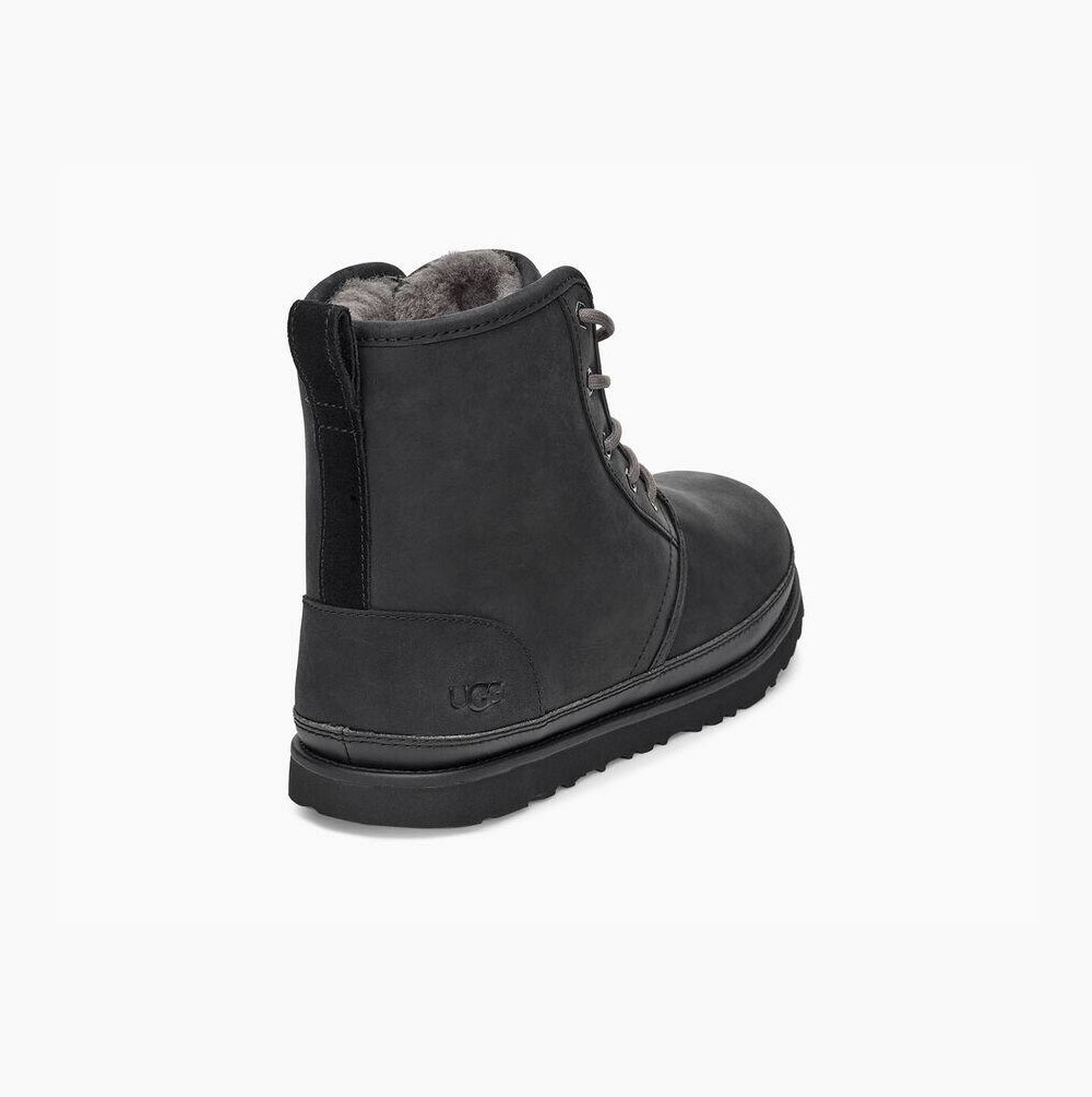 UGG Harkley Weather Schnürstiefel Herren Schwarz Schweiz | 6D1F49BQ