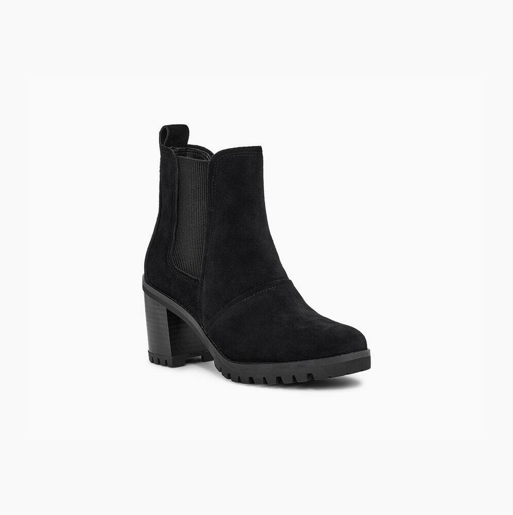 UGG Hazel Stiefel mit Absatz Damen Schwarz Schweiz | PI2EKXBE