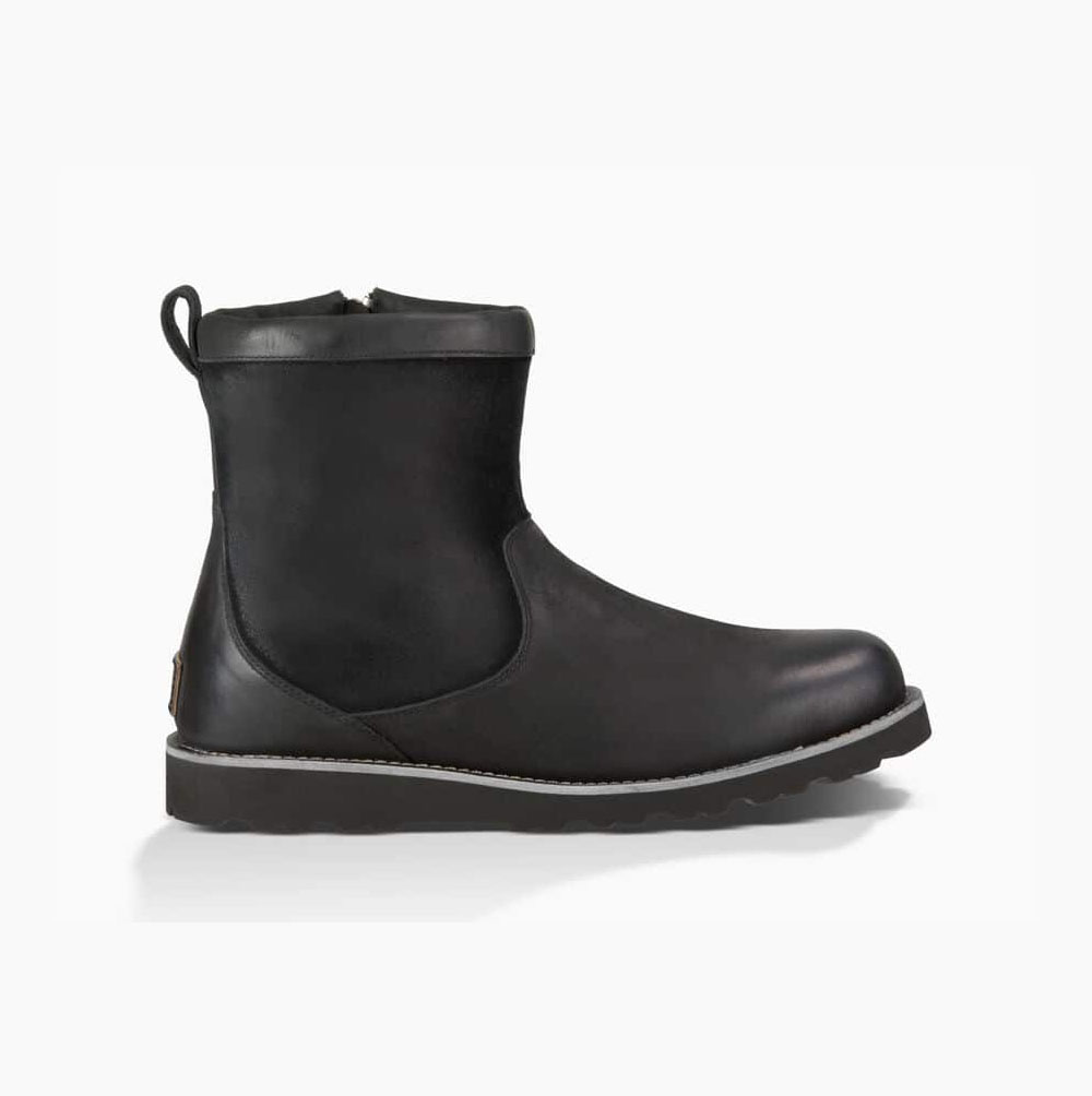 UGG Hendren TL Wasserfeste Stiefel Herren Schwarz Schweiz | DOYQKO1Y