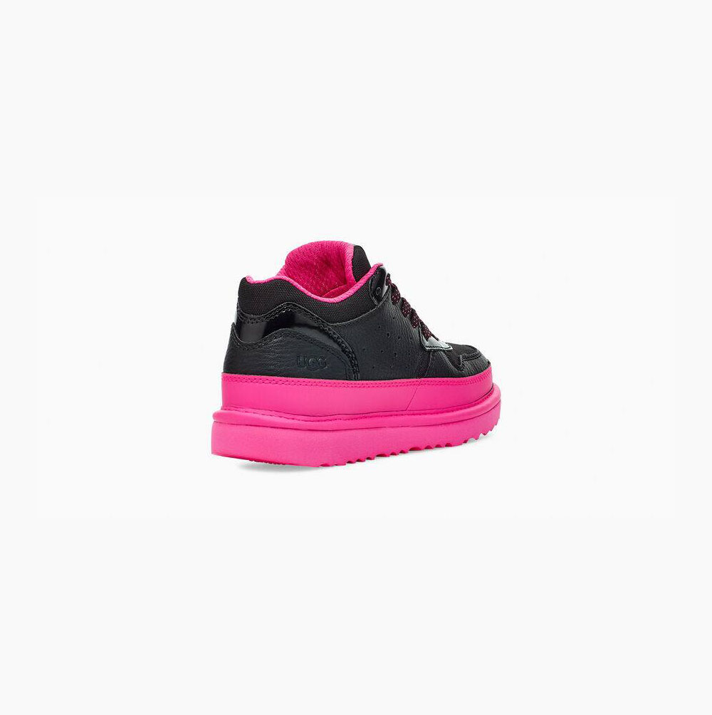 UGG Highland Plateauschuhe Kinder Schwarz Rosa Schweiz | RPTBSA3C