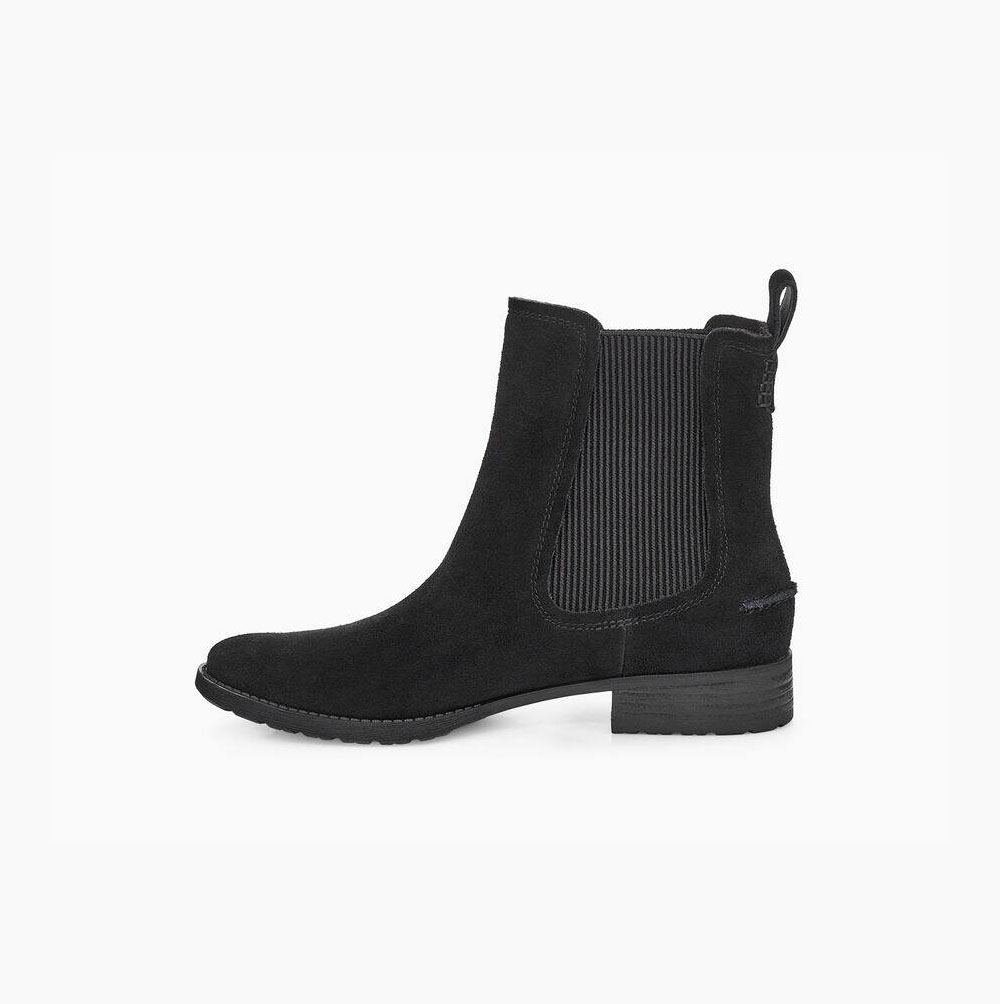 UGG Hillhurst II Chelsea Boots Damen Schwarz Schweiz | S7N8NKQL