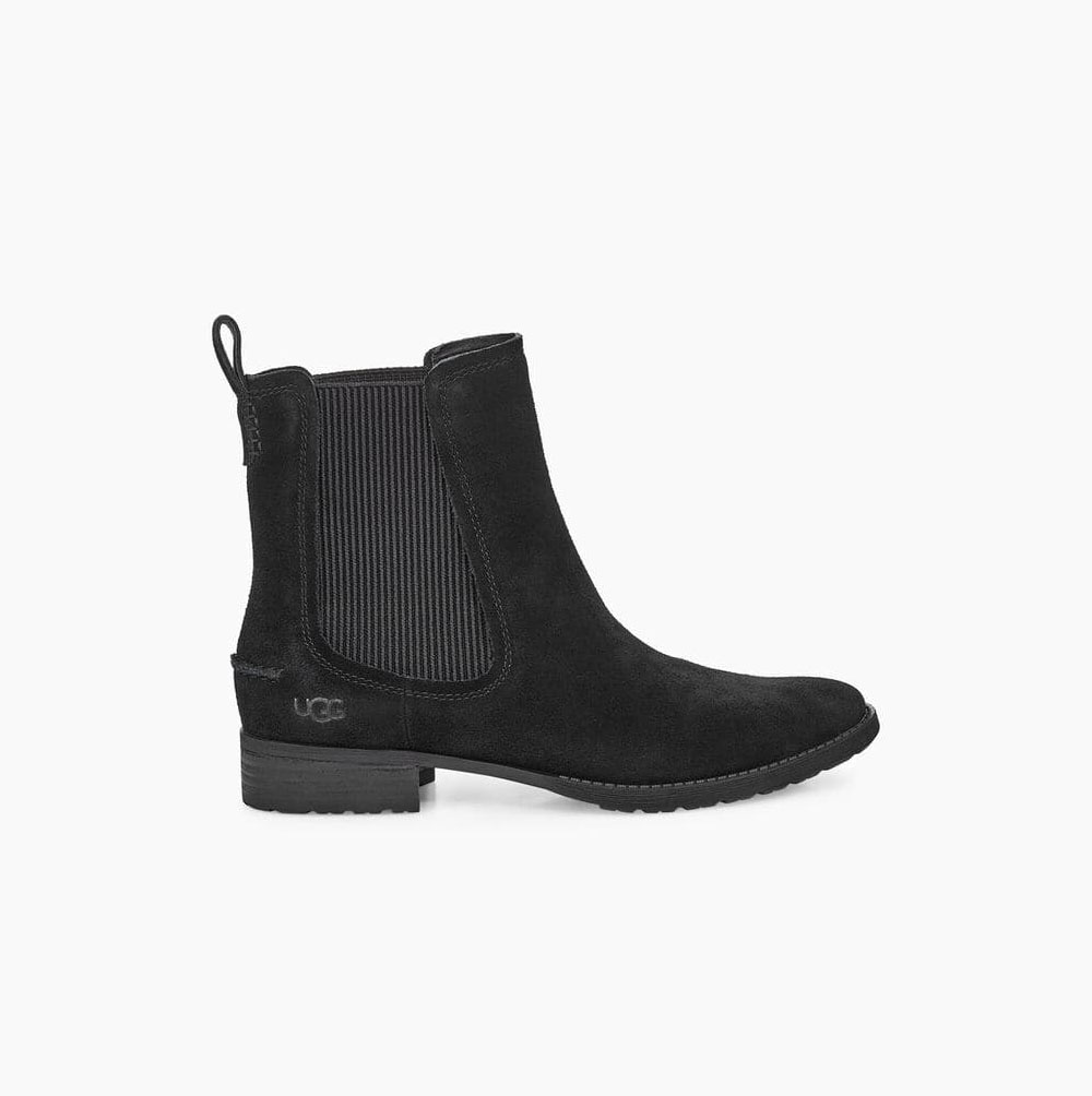 UGG Hillhurst II Chelsea Boots Damen Schwarz Schweiz | S7N8NKQL