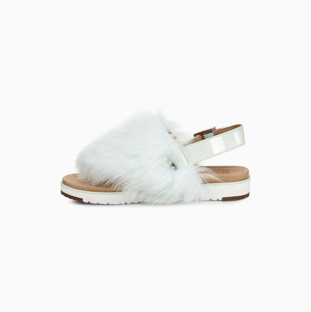 UGG Holly Sandalen Damen Weiß Schweiz | DTATC4WB