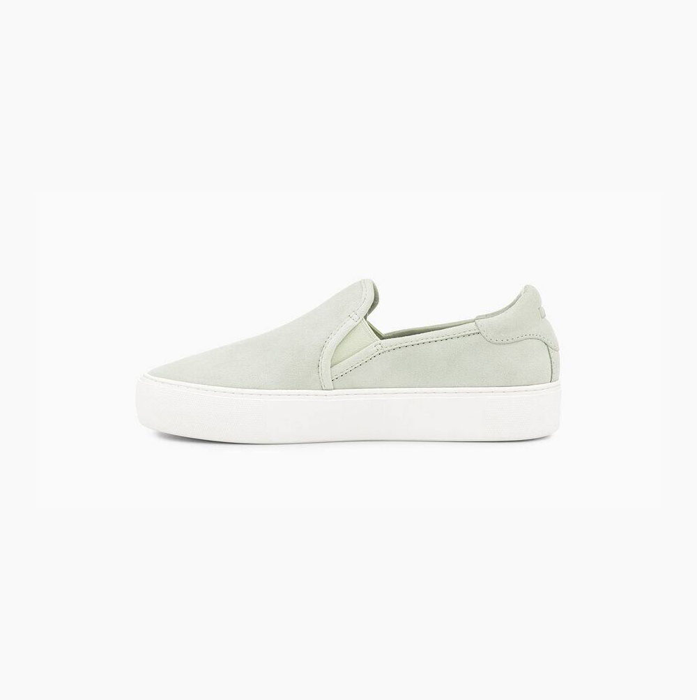 UGG Jass Wildleder Slip-on-sneakers Damen Hellgrün Schweiz | 8R1B84RH