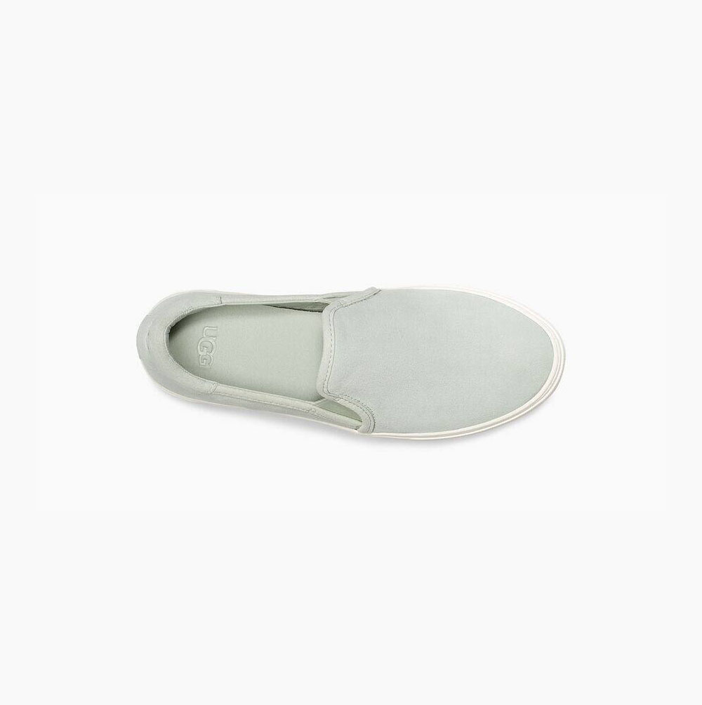 UGG Jass Wildleder Slip-on-sneakers Damen Hellgrün Schweiz | 8R1B84RH