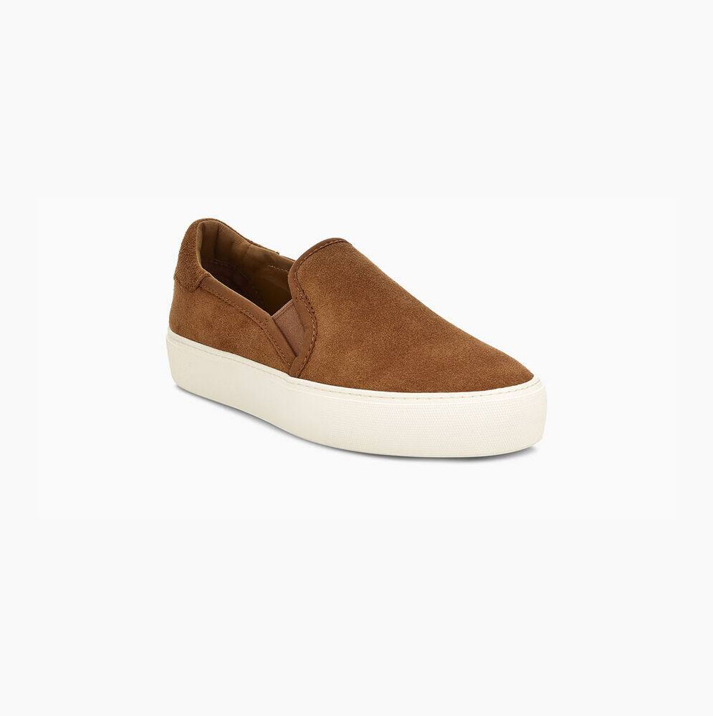 UGG Jass Wildleder Slip-on-sneakers Damen Braun Schweiz | LVY7B8CX