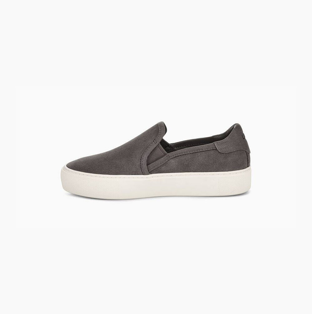 UGG Jass Wildleder Slip-on-sneakers Damen Grau Schweiz | PS8IRRM9