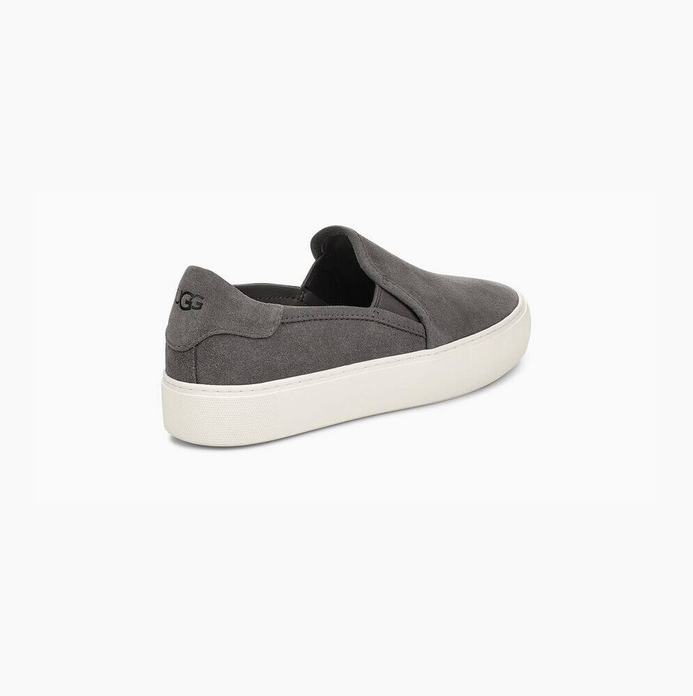 UGG Jass Wildleder Slip-on-sneakers Damen Grau Schweiz | PS8IRRM9