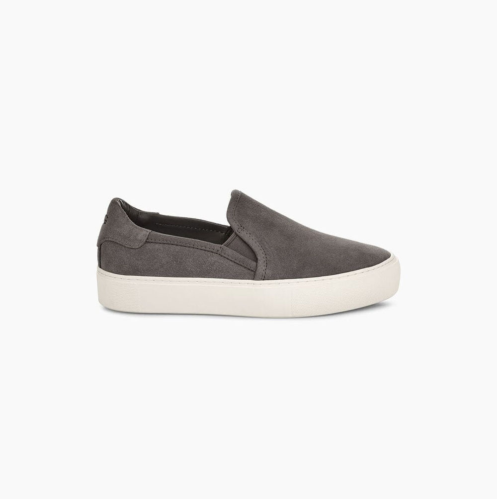 UGG Jass Wildleder Slip-on-sneakers Damen Grau Schweiz | PS8IRRM9