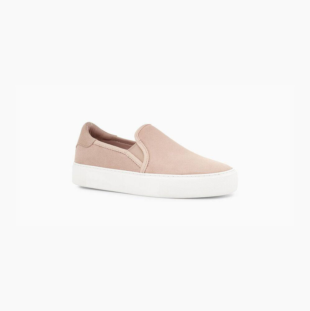 UGG Jass Wildleder Slip-on-sneakers Damen Rosa Schweiz | Q8YKH7NQ