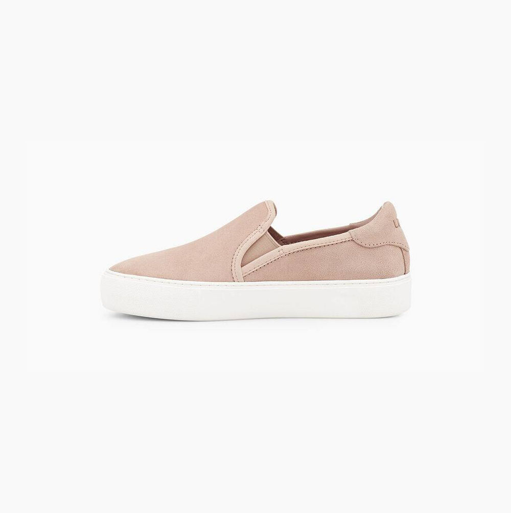 UGG Jass Wildleder Slip-on-sneakers Damen Rosa Schweiz | Q8YKH7NQ