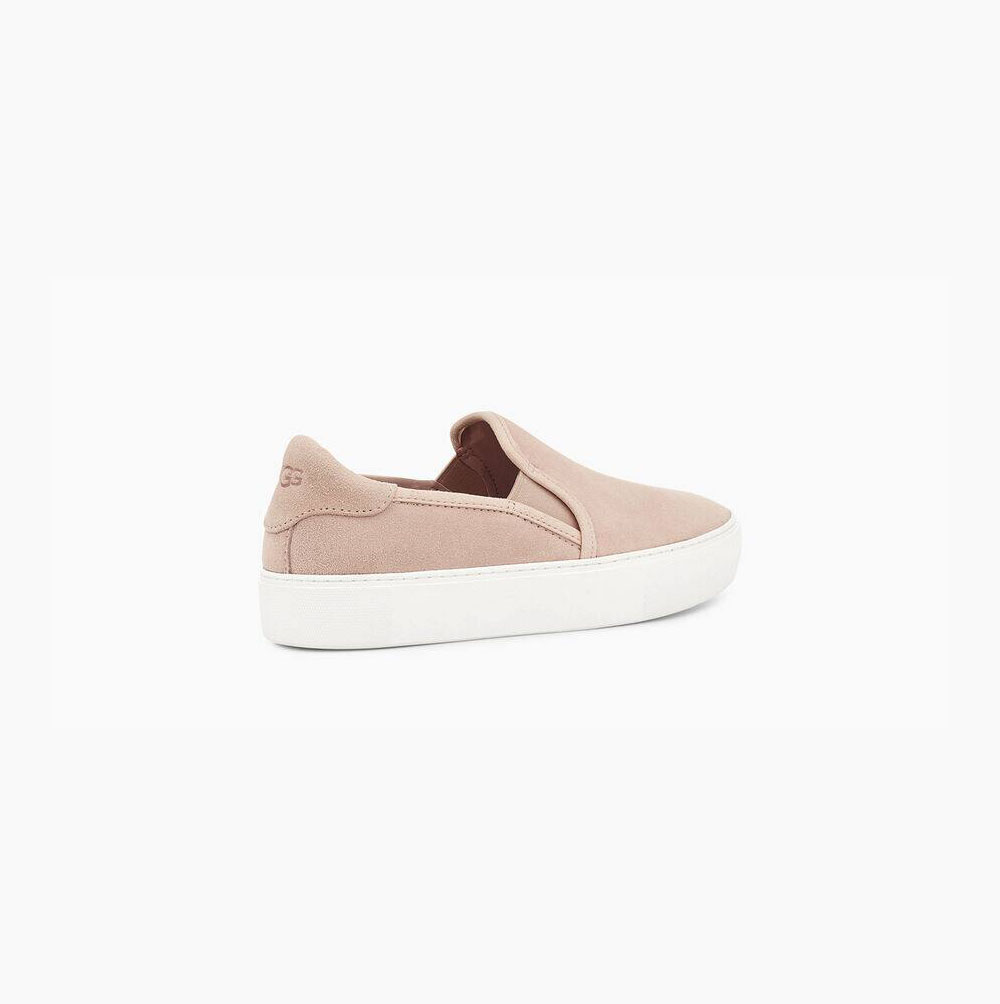 UGG Jass Wildleder Slip-on-sneakers Damen Rosa Schweiz | Q8YKH7NQ