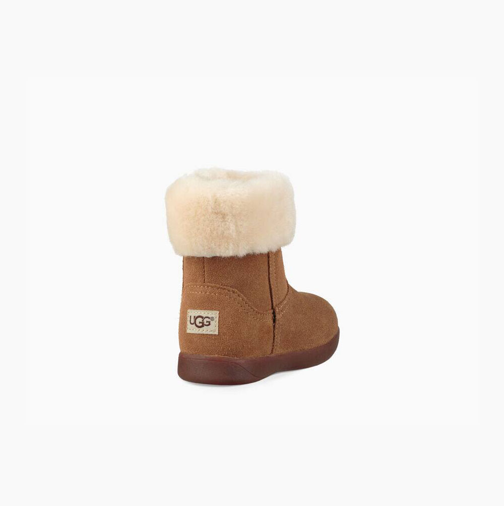 UGG Jorie II Fur Boots Kinder Braun Schweiz | CME9H7HP