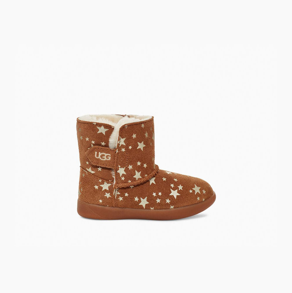 UGG Keelan Stars Winterstiefel Kinder Braun Schweiz | AWX8NFQ6