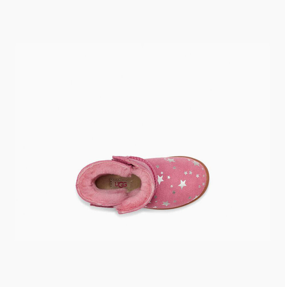 UGG Keelan Stars Winterstiefel Kinder Rosa Schweiz | UOX1BRB4