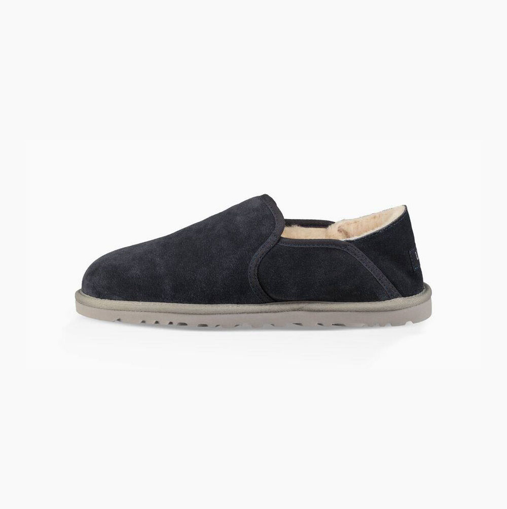 UGG Kenton Hausschuhe Herren Navy Schweiz | CMV4I8J3