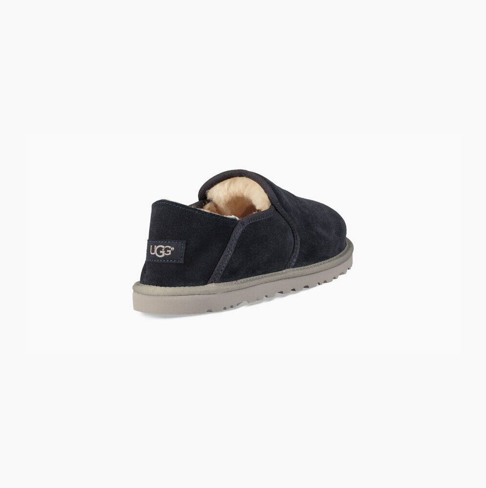 UGG Kenton Hausschuhe Herren Navy Schweiz | CMV4I8J3