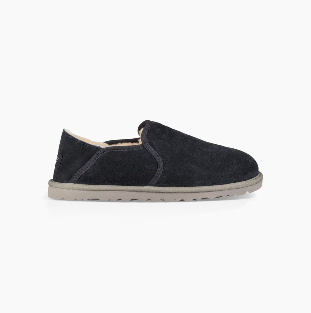 UGG Kenton Hausschuhe Herren Navy Schweiz | CMV4I8J3