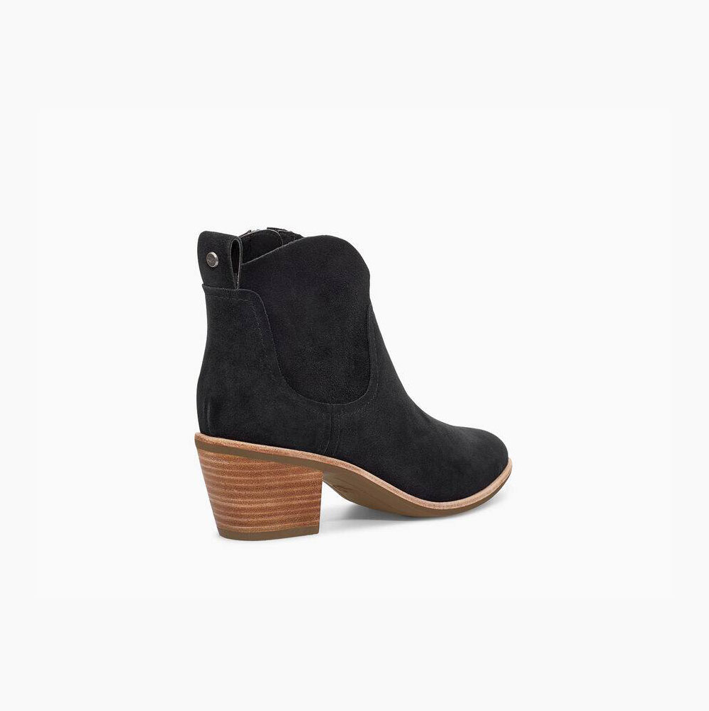 UGG Kingsburg Stiefel mit Absatz Damen Schwarz Schweiz | WKWT56KX