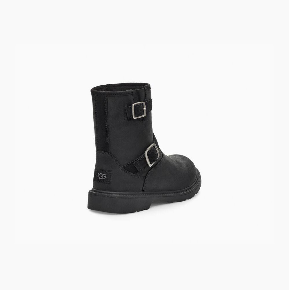 UGG Kinzey Weather Wasserfeste Stiefel Kinder Schwarz Schweiz | Y5INAB5Z