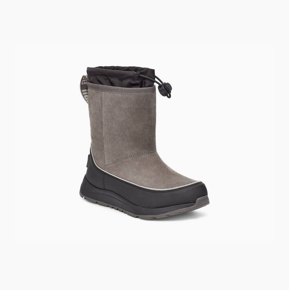 UGG Kirby Wasserfeste Stiefel Kinder Tiefesgrau Schweiz | Q7S137E7